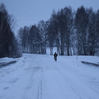 Зимой на дороге.