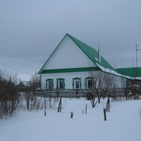 зима в деревне Карлы.