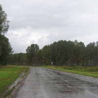 Дорога в посёлок Радуга.
