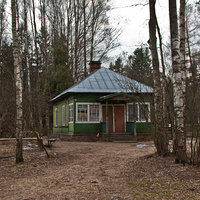 Служебный домик в Павловском парке