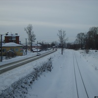 Железная дорога вдоль ул. Белинского