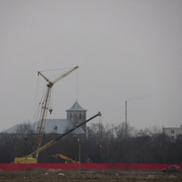 Гатчина, вид на мкр Аэропорт и кирху