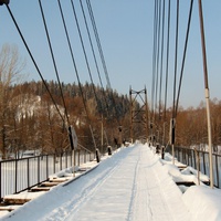 Аша. Мост через реку Сим. Дорога: Киселёвский ключ; Киселёвская пещера