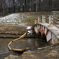 Мост над устьем Бирюлевского ручья