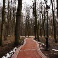 Бахрушинка, дорожки в парке Царицыно