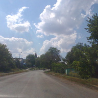 въезд в поселок со стороны Константиновки