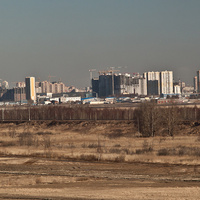 Вид на Шушары с Пулковских высот