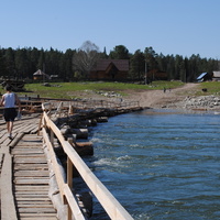Мост на левый берег.