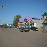 Улица Ленина у торгового центра "Звездный".