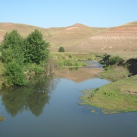 река Сок (засушливое лето)