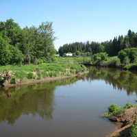 Река Иж в районе Болтачево