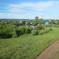 Вид на Кармановское водохранилище из посёлка Энергетиков