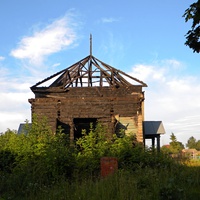 Сгоревшая церковь Пророка, Предтечи и Крестителя Иоанна в селе Ольховка