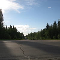 пос. Краснозатонский (Сыктывкар) 2014 - дорога на Седкыркещ