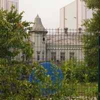 Старое здание цементного завода