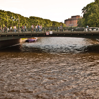 Река Мойка и 2-й Садовый мост