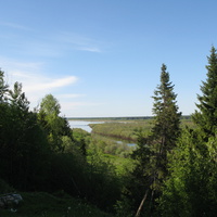 Сыктывкар 2014 - река Вычегда с ул. Тентюковская