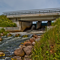 Плотина на реке Оредеж