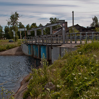 Плотина на реке Оредеж