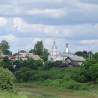 село Марьино на излучине реки Логовежь
