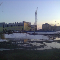 Строительство новой школы, весна 2014