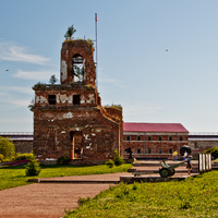 На территории крепости "Орешек"