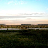 Пейзаж на окраине села Кривцово