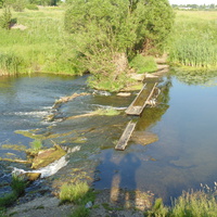 Река Олым в Новокасторной.
