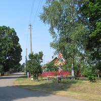 Улица деревни Лебеда.