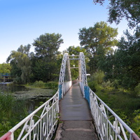 Река Нежеголь в городе Шебекино