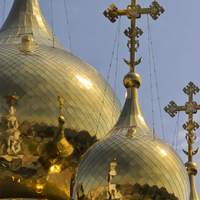 Купола Спасо-Преображенского Кафедрального Собора в г. Абакан