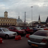 площадь  трех вокзалов  вид  с  казанского  вокзала