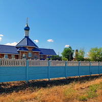 Церковь Рождества Пресвятой Богородицы - вид с севера с забором