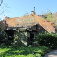 Старый деревянный дом на улице Чкалова, Гатчина