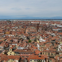 Вид на город со смотровой площадки кампанилы