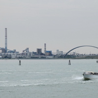 Вид на промышленный район Венеции