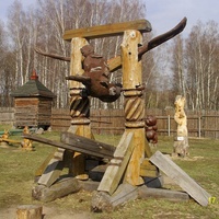 На территории музея деревянного зодчества возле д. Лункино Ряз. обл.