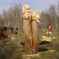 На территории музея деревянного зодчества возле д. Лункино Ряз. обл.