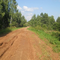 Дорога перед деревней у р.Шудумки, 2014г.
