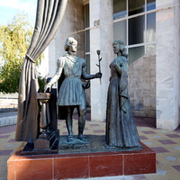 Скульптурная композиця "Ромео и Джульета"