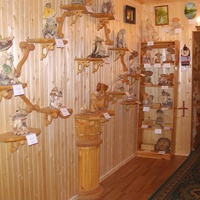 В музее деревянного зодчества возле дер. Лункино Ряз. обл.