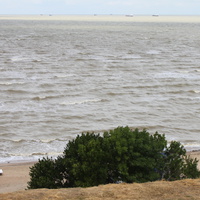 Ейск. Вид на море с пляжа Каменка.