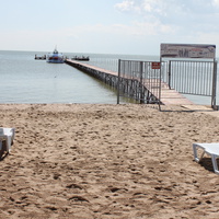 Ейск. Причал для прогулочных теплоходов.