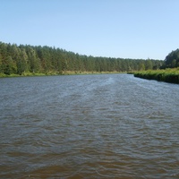 Река Вилия у деревни Завельцы