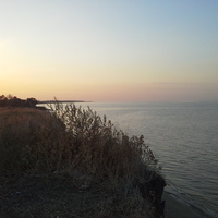 Вид на Таганрогский залив   Осень