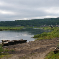 Поселок Власьево расположился вдоль берега реки Иска
