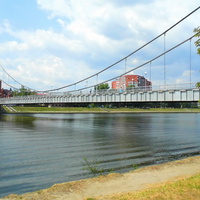 г. Пенза, подвесной мост «Мост Дружбы».