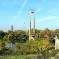 г. Пенза, подвесной мост в 10-й Артели.