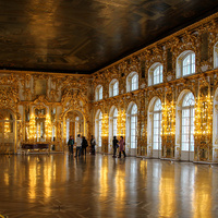 Большй Тронный зал Екатерининского дворца