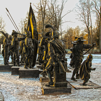 Скульптурная группа "Ночной дозор"